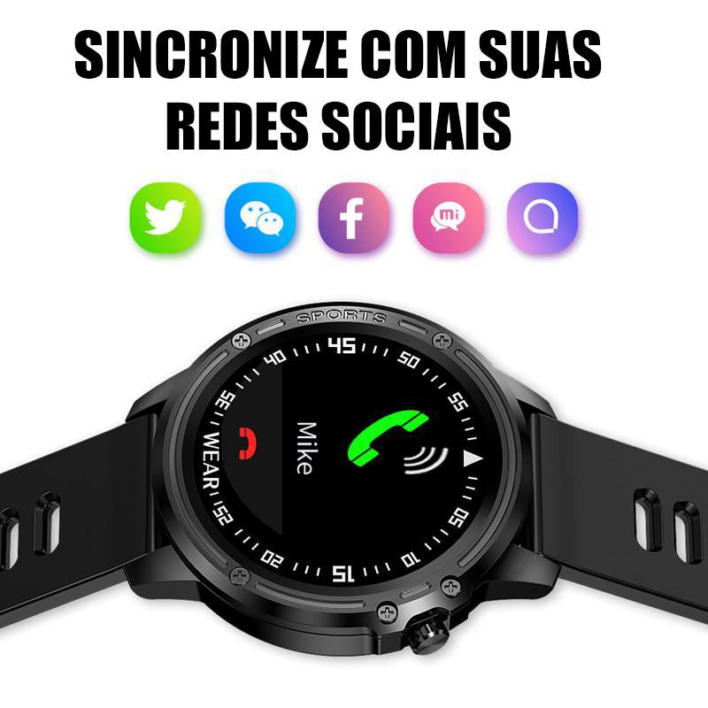 RELÓGIO INTELIGENTE L8 SMARTWATCH À PROVA D ÁGUA IP68
